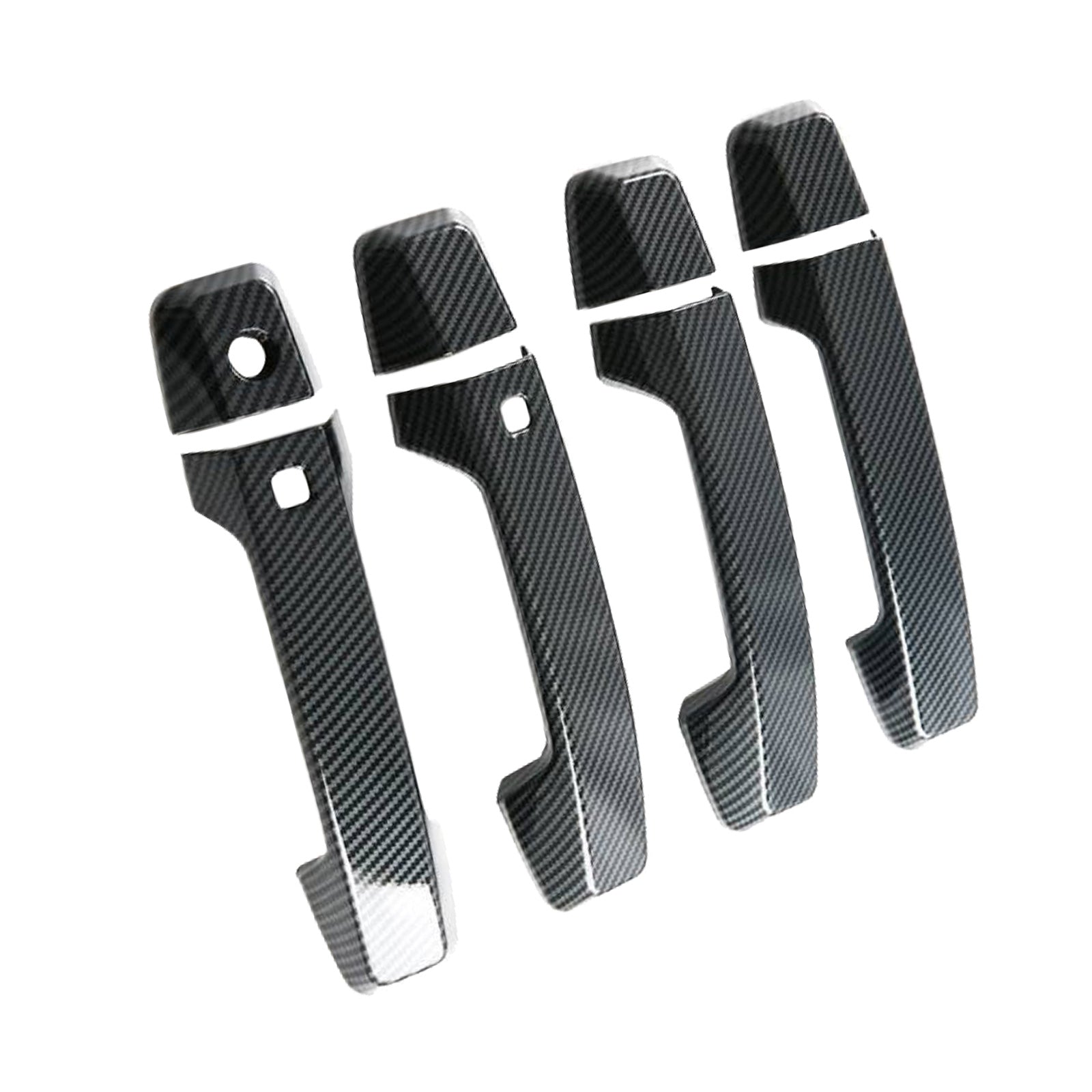 Side Door Handle Covers Suitable For Mitsubishi Triton L200 23-25 Carbon Fibre