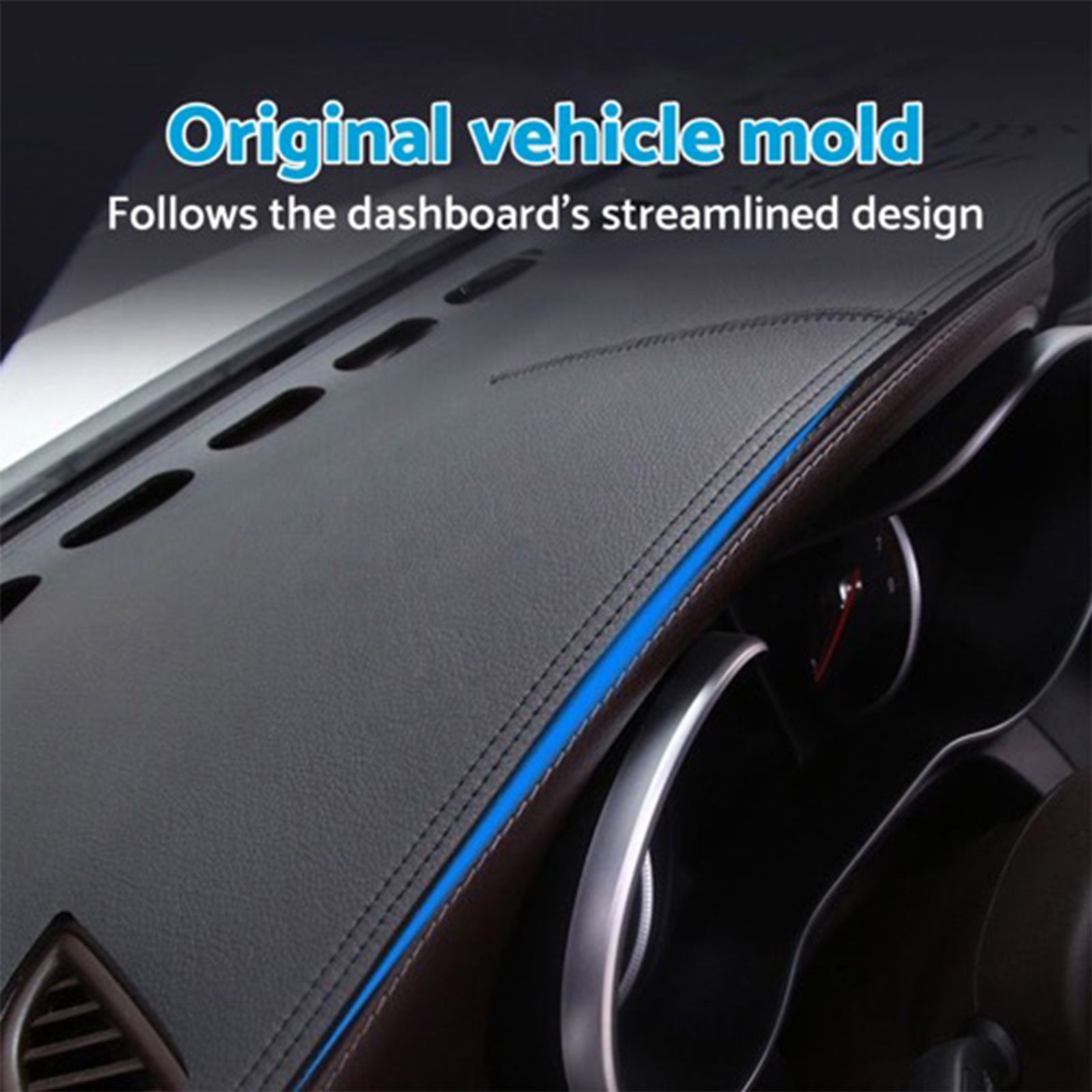 Dash Mat Suitable for BYD Dolphin 2023+ Non-Slip Microfiber Leather Pad Cover
