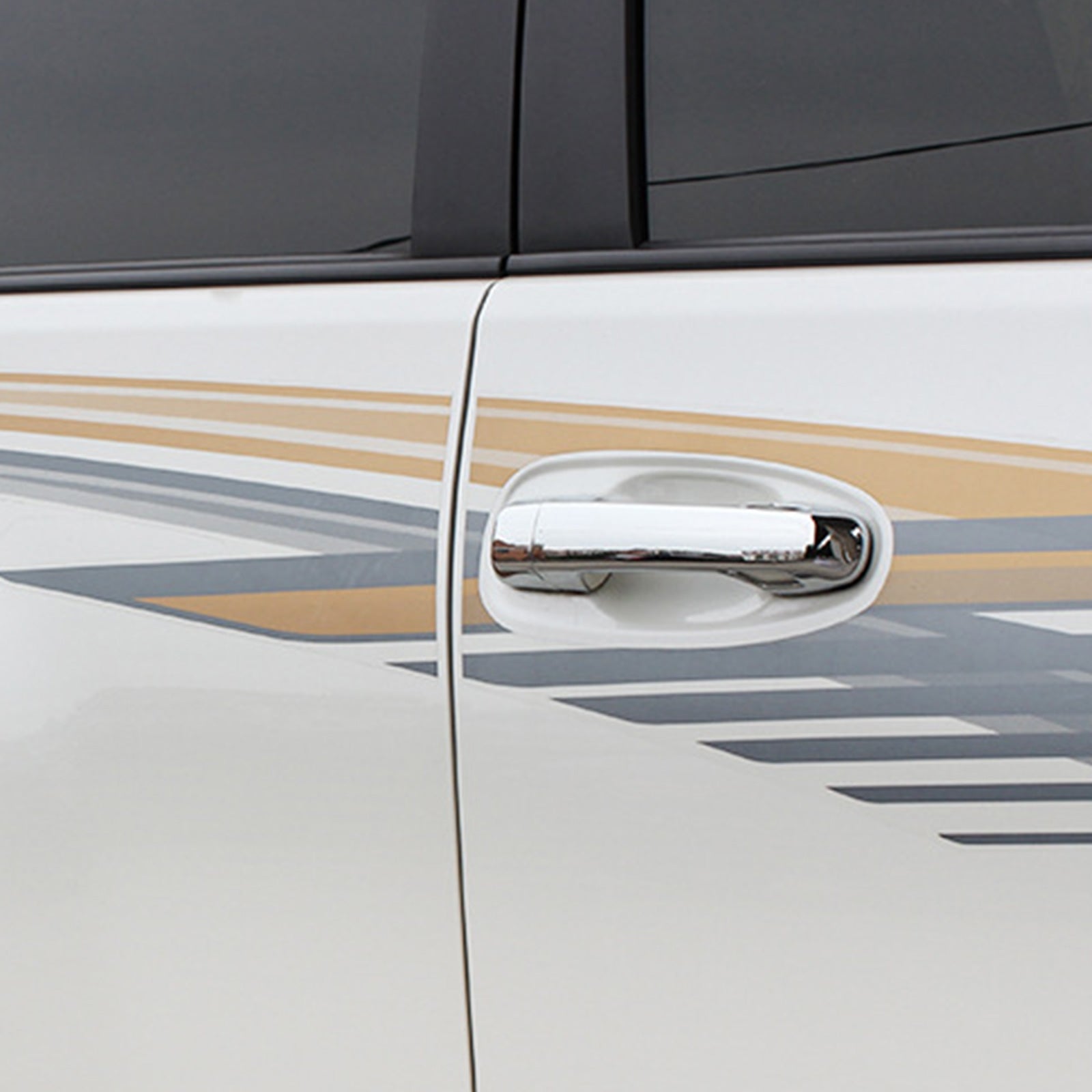 Door Handle Cover+Bowl Trim Suitable for Toyota Land Cruiser Prado  10-19