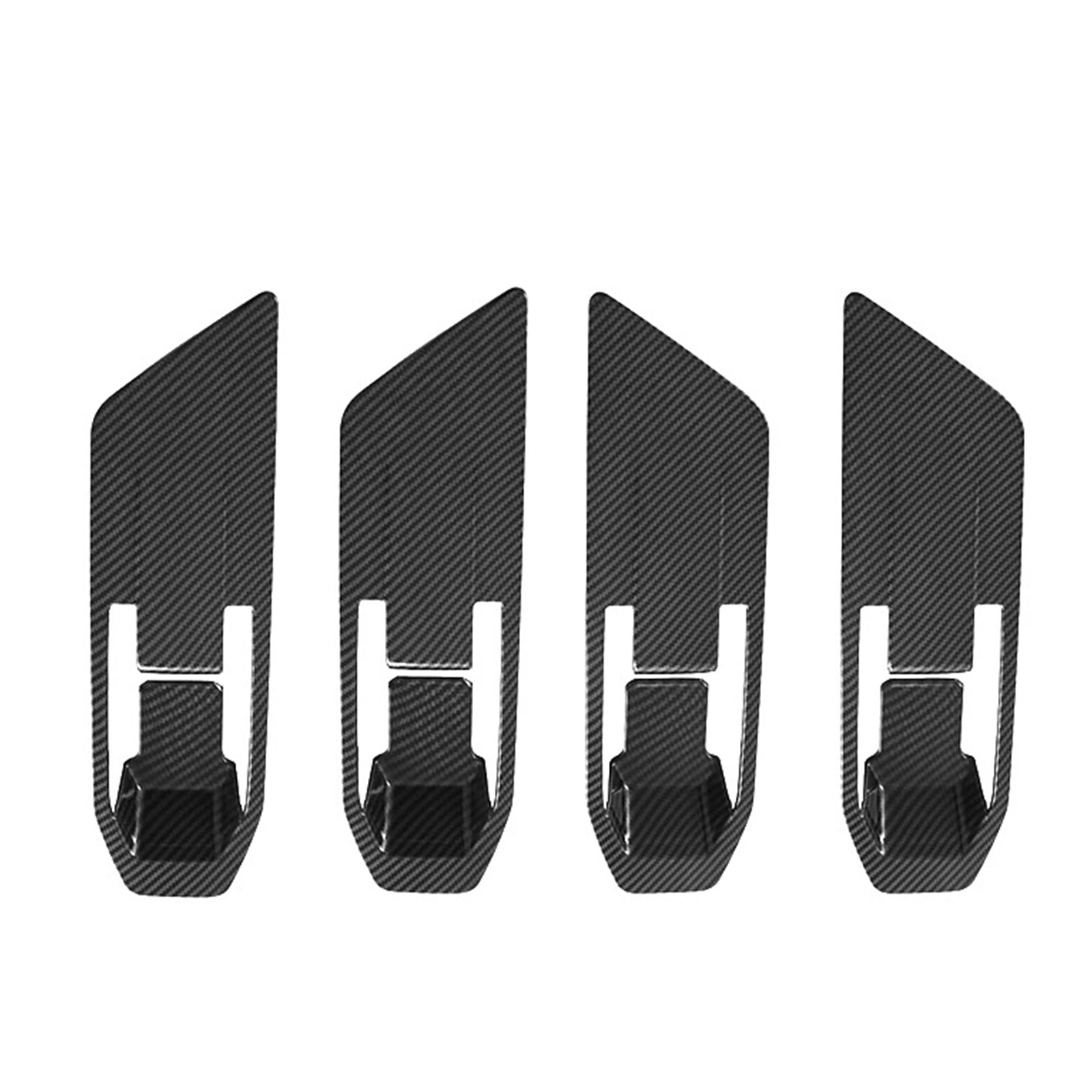 Carbon Fiber Inner Door Handle Cover Suitable For Mitsubishi Triton L200 23-25