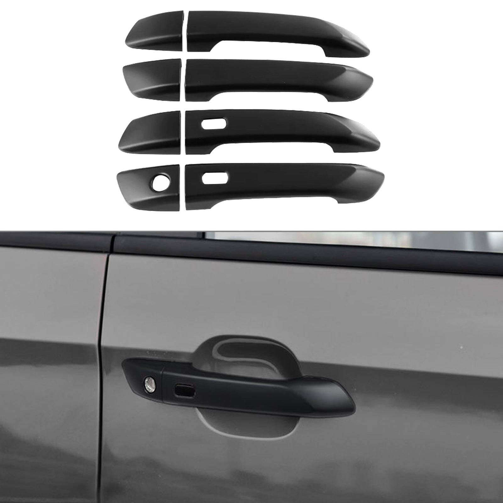 Side Door Handle Cover Trim Suitable for Mazda BT-50 Isuzu D-MAX 2021-2023