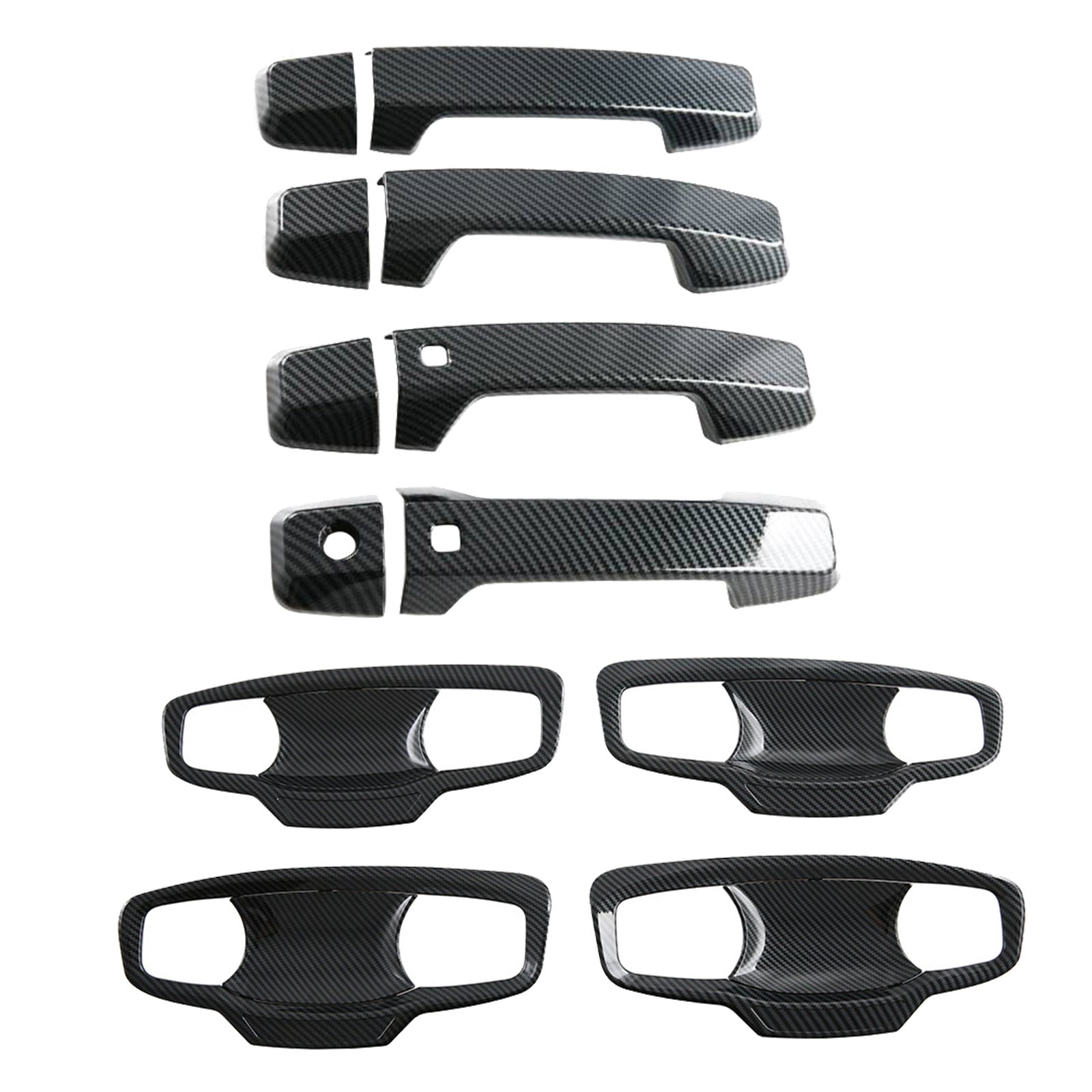 Side Door Handle Covers & Handle Bowl Suitable For Mitsubishi Triton L200 23-25