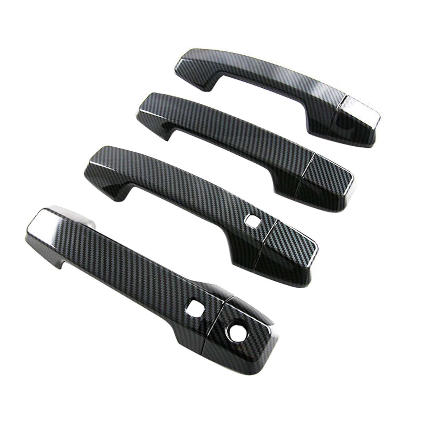 Side Door Handle Covers Suitable For Mitsubishi Triton L200 23-25 Carbon Fibre