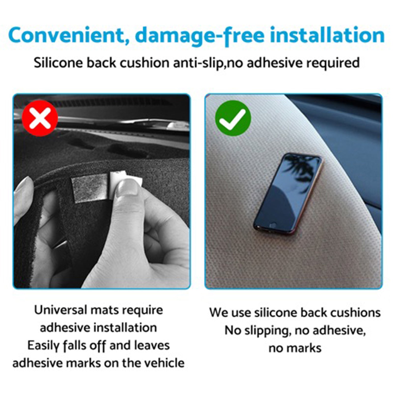 Dash Mat Microfiber Leather Suitable for Mazda CX30 CX-30 2019-2025